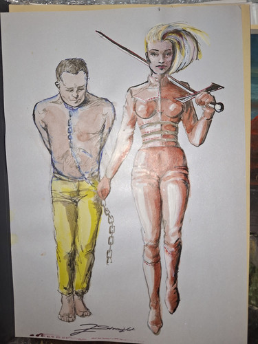 Fine art original skizze - 1a,