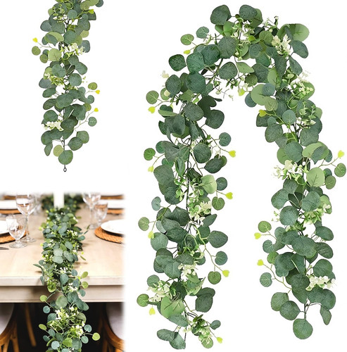 Grün eukalyptus girlande - grün,