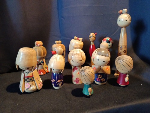 Kokeshi figuren puppen - kokeshi,