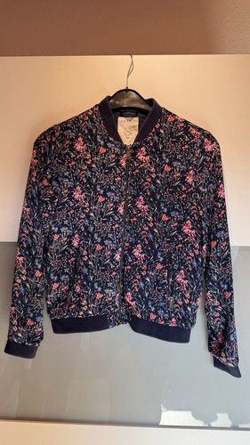 Blouson blümchen blau rosa - blouson,