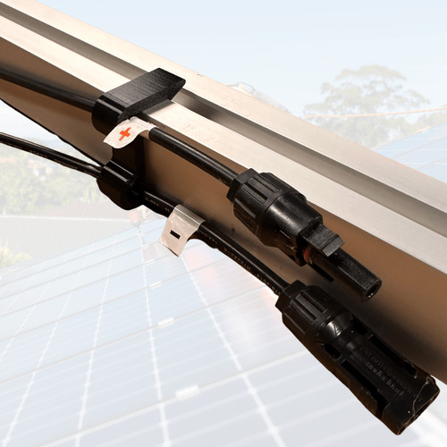 Solar kabelhalter 40x40mm - pv,