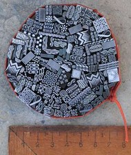 Vignetten Mix Stempel Bleiornamente Ornament Jugendstil Dekoration Basteln top