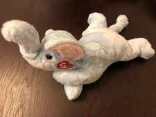 Ty Beanie Buddy : Peanut hellblau der Elefant