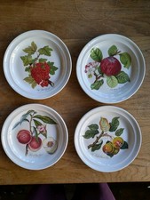 Portmeirion Pomona  4 x Kuchenteller Frühstücksteller 18,5 cm Früchte
