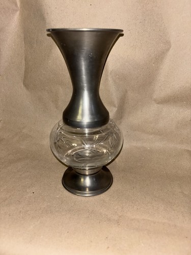 Vase glas zinn - glas,