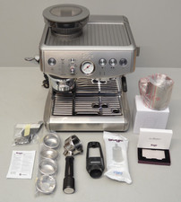 Sage SES876BSS the Barista Express Impress Siebträger-Espressomaschine Edelstahl