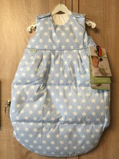 Odenwälder Baby nest Daunen Schlafsack 70 NEU Daunenschlafsack Sterne hellblau