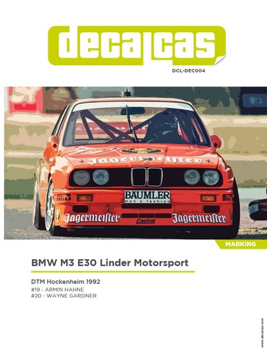 Bmw e30 jägermeister decal - m3,