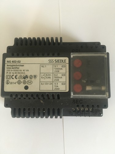 Siedle netzgleichrichter 402 - netzgleichrichter, 402-2