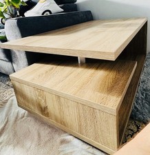 Couchtisch - Eiche Sonoma - rollbar Sofatisch Wohnzimmertisch Beistelltisch