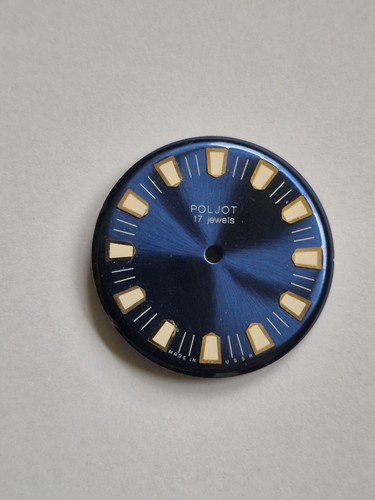Zifferblatt blau für - poljot,