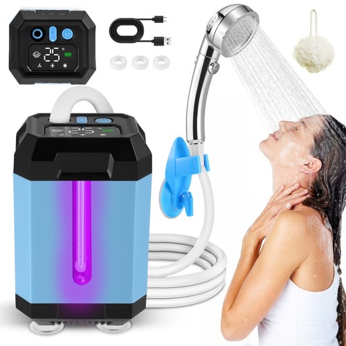 Tragbare campingdusche 5400mah - tragbare,