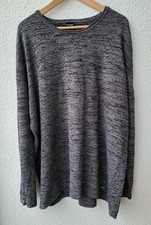 Bruno Banani Herren Strickpullover – XXXL, Schwarz/Grau