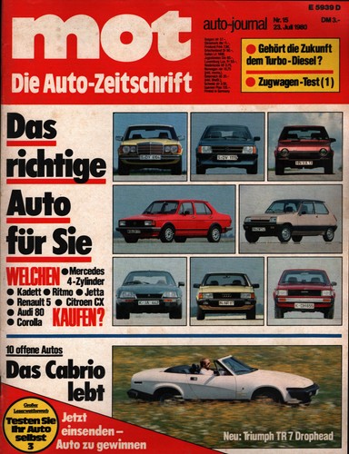 Zeitschrift mot auto journal - zeitschrift,