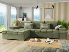 Sofa Wayne Schlaffunktion Polsterecke Ecksofa Eckcouch Elegante Polstergarnitur