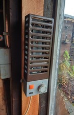 AEG Heizlüfter 70er Jahre Vintage Retro Wandmontage Werkstattofen