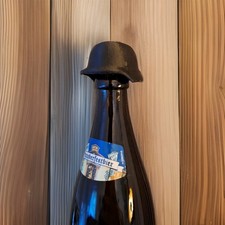 4er Set Bierhelm Stahlhelm Wehrmacht WW2 M40 Bierflaschenverschluss. Bierstopsel