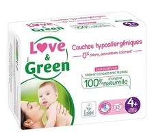 Love Green Windeln Babybedarf Größe 4 plus 9 20 kg 168 Stück Einwegkomfort