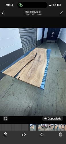 Apple epoxid esstisch custom - epoxid,
