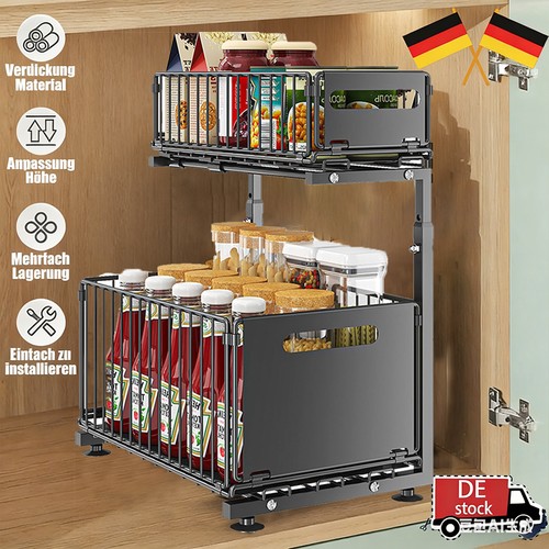Spülschrank organizer unter - spülschrank,