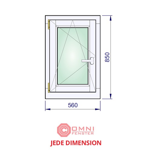 Neues holzfenster 56x85 - neues,