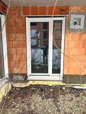 Kunststofftüre 1,36mBreite 2,16m Höhe DREH-KIPP 2-flügel