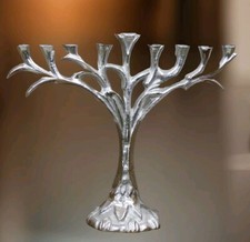 Aluminium Kerzenleuchter  Chanukka Davidleuchter Menora Leuchter Kerzenständer
