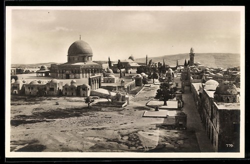 Ansichtskarte jerusalem - ansichtskarte,