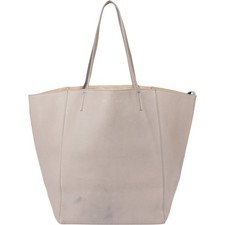 Celine Grey Leather Phantom Handbag Tasche