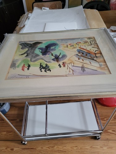 Shimshon holzman aquarell - holzman,,