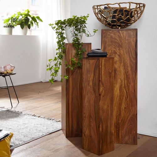 Satztisch finebuy massivholz - satztisch,