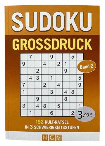 Sudoku großdruck band 192 - sudoku, i