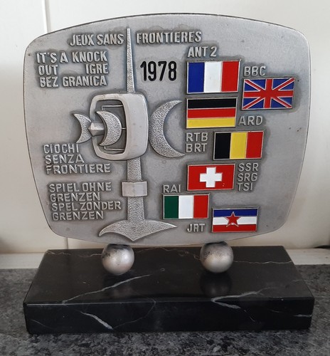 Plakette spiel ohne grenzen - ohne,