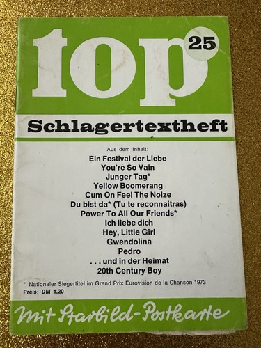 Top schlagertexthefte - schlagertexthefte, (