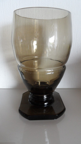 Vintage rauchglas vase cm - rauchglas,