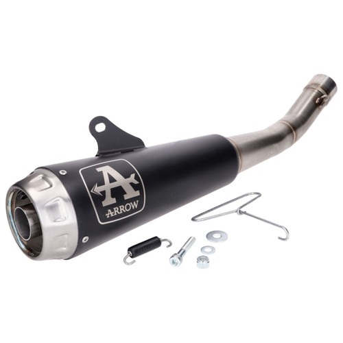 Auspuff arrow pro race schwarz - arrow,