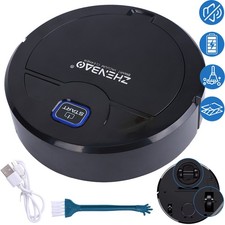 90Min Akku Saugroboter 1200mAh Staubsauger Roboter mit Wischfunktion für Teppich