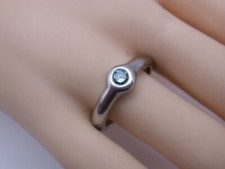 Edler Ring Platin 950  Brillant 0,24 Ct  top Qualität