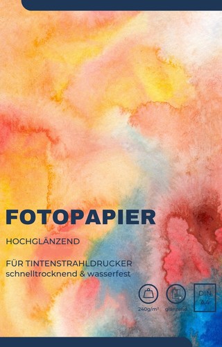 Fotopapier glänzend matt - glänzend, ,matt