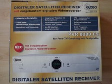 Globo PVR 8080 FS Digitaler Satelliten-Receiver mit Videorecorder/Festplatte