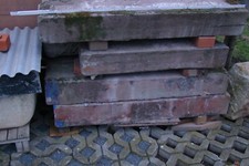 1 x alte Sandstein Treppenstufe Blockstufe Herausarbeiten als Sandsteintrog Trog