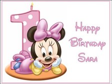 Baby Minnie Maus 1. Geburtstag