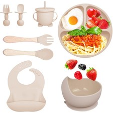 Kinderteller Sets Baby Geschirr Silikon Baby Teller Set Baby Kindergeschirr Set