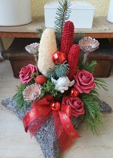 Grabgesteck Grab Rosen Kissen