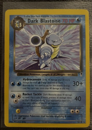 Pokemon karte dark blastoise - karte,