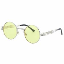 Sonnenbrille runde gelbe