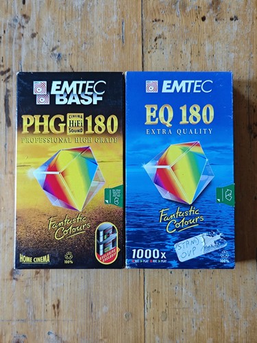 Vhs leerkassetten basf - leerkassetten,