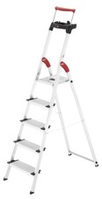 Hailo L85 Aluleiter Haushaltsleiter Klappleiter 5 StufenTrittleiter Stehleiter 