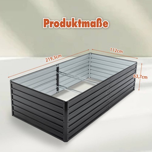 Metall blumenbeet pflanzbeet - blumenbeet,