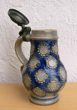 Selten hübscher kleiner antiker Barockkrug / Westerwald